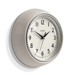 Jones Ketchup wall clock in powder grey 24cm