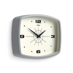 Jones Movie wall clock in grey 25cm