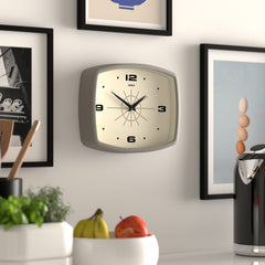 Jones Movie wall clock in grey 25cm