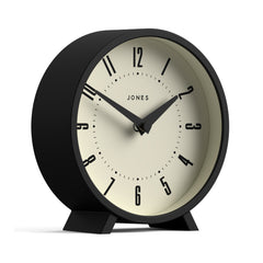 Jones Venus mantel clock in black